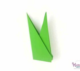 el tulipn de papel una sencilla flor de origami, Hoja de tulip n de papel Flor de origami sencilla
