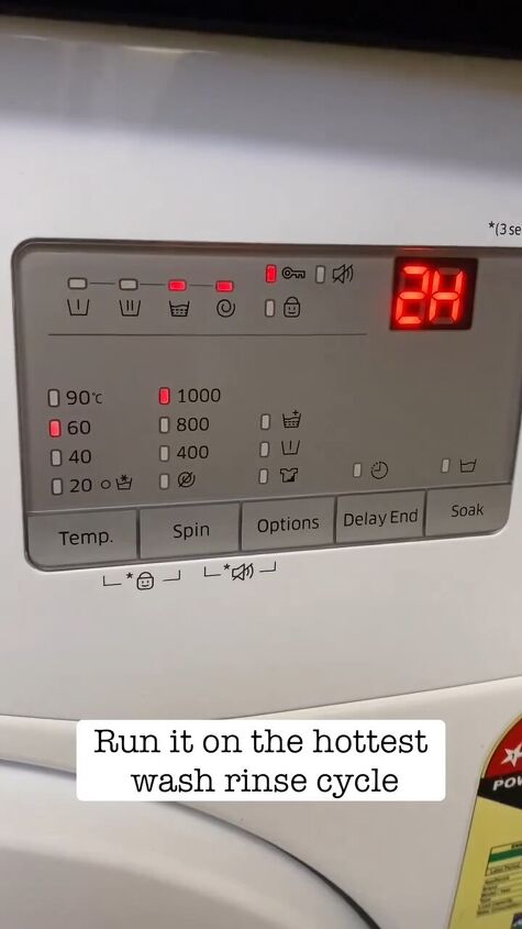 how to keep white towels white, Running a hot cycle on the washing machine