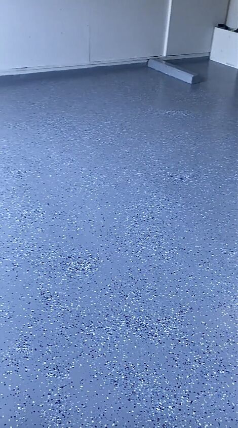 epoxy chip garage floor, DIY epoxy garage floor
