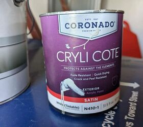 estao revere y pintura exterior de ladrillo, Benjamin Moore Cryli Cote