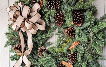 How To Make A Non-Christmas DIY Evergreen Winter Wreath