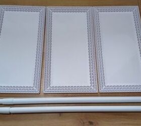 Tension rod ideas for the fridge