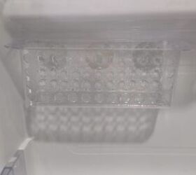 Hang a sink caddy in the fridge
