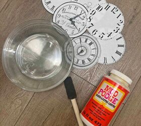 diy placas de vidrio para un look personalizado, DIY reloj placas de vidrio