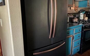 How I Painted Our Fridge