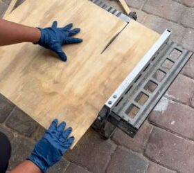 Cutting plywood sheet