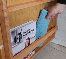 Use up the space on the side of a cabinet