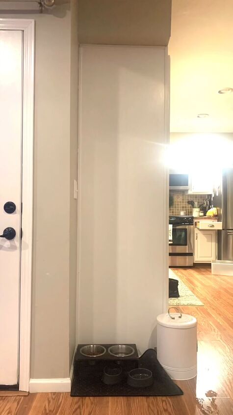 Before: empty space on the wall