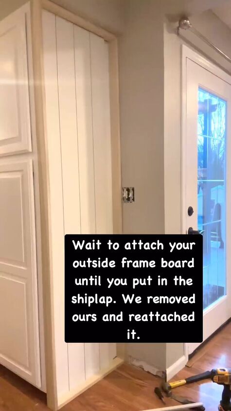 Attaching the frame board