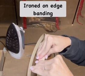 Applying the edge banding