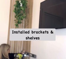 Installing the brackets and shelves