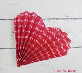 colgante de pared corazones de papel, coraz n plegado en acorde n con papel scrapbook