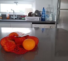 how to keep cats off counters, Oranges on the kitchen counter