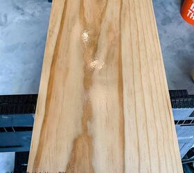haz tu propia tabla de crecimiento con una regla de madera, tinte h medo sobre madera