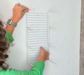 This easy, inexpensive storage idea starts with 2 wire dish racks