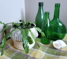 transformando un reciclable en una jardinera de estilo boho, Portaplantas de verdad