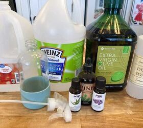 Use vinegar, dish soap, and olive oil to solve one of your biggest problems