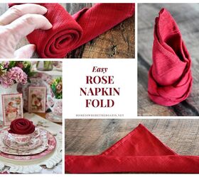 Eleva tu mesa con un fácil doblado de servilletas de rosas para San Valentín