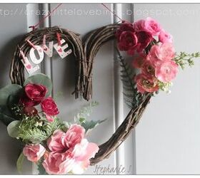 DIY: Guirnalda fácil de San Valentín y arreglo floral sencillo de corazones