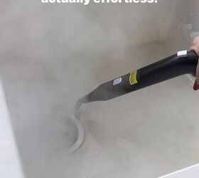 how to clean sink, Steam cleaning a sink