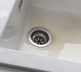 how to clean sink, After