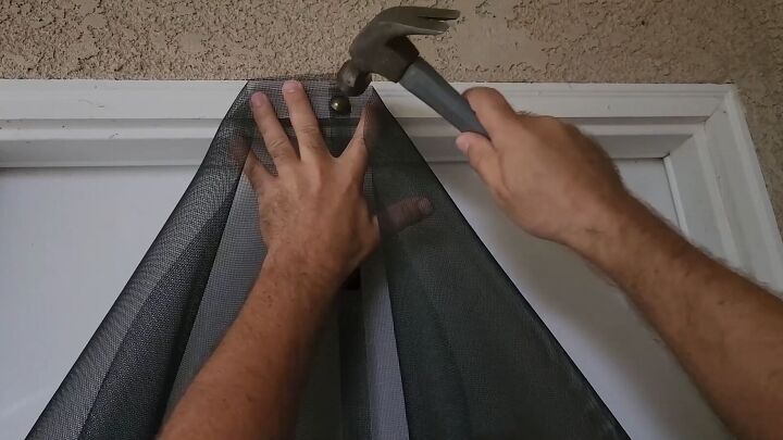 Screen door installation