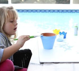 pintar una maceta con flores, Keira ten a algunas ideas propias para pintar macetas