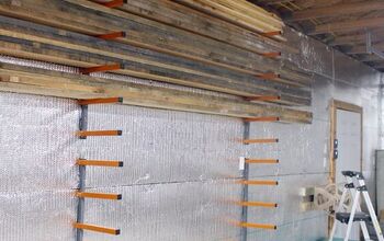 Installing Our New Garage Lumber Storage