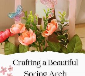 cmo hacer un hermoso arco primaveral para decorar la ventana, Pinterest pin que muestra la ventana de arco de primavera