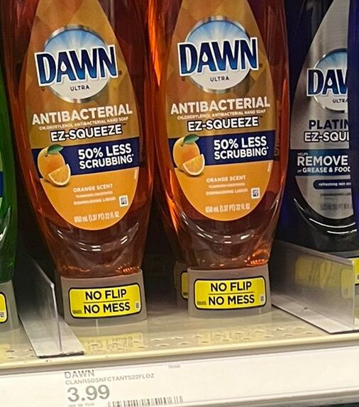 Orange Dawn dish soap