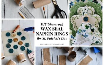 DIY Shamrock Napkin Rings for St. Patrick's Day