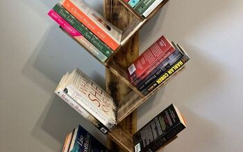 Making a Book Tree From Used Fence Boards
