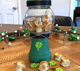 diy st patrick s candy dispenser craft candy dish