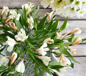 diy arreglo floral verde y blanco para el da de san patricio