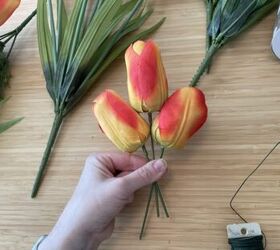 cmo hacer una corona de zanahorias con flores primaverales
