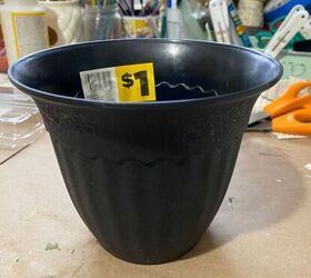 The gorgeous way to turn $1 plastic planters into designer decor