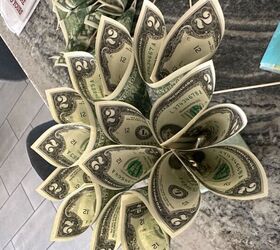 ramo de flores de dinero