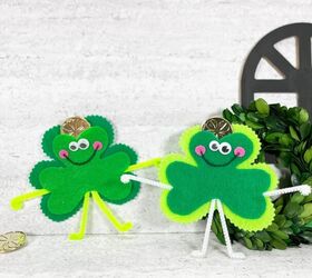 diy shamrock pocket people patrn gratis