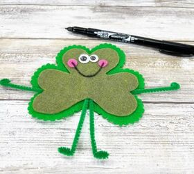 diy shamrock pocket people patrn gratis