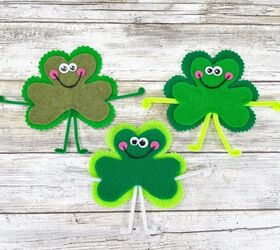 diy shamrock pocket people patrn gratis