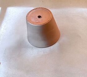 Flip a flower pot on your countertop for this gorgeous idea