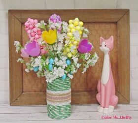 flores de primavera diy con huevos de pascua reciclados, DIY flores de primavera de upcycled huevos de Pascua