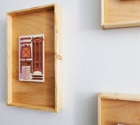 Scrap Wood Tray Picture Frames