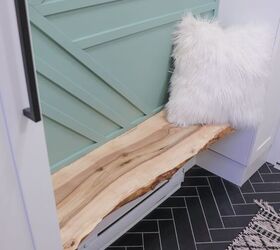 3 proyectos de bricolaje fciles en el guardarropa para mejorar tu espacio, Banco de madera de nogal