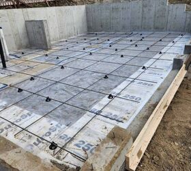 carriage house build etapa dos, Proceso de cimentaci n de cemento