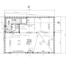 carriage house build etapa dos, Garaje Layout