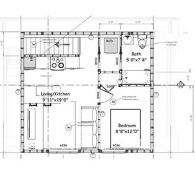 carriage house build etapa dos, Espacio habitable