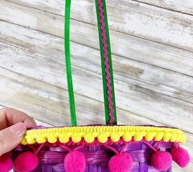 cestas de pascua de colores en 5 minutos con dollar tree