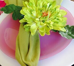 flor servilleta anillo tutorial , Tutorial de servilleteros de flores verde lima the style sisters mesa de primavera