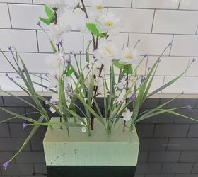 diy de un prado de flores perfecto para pascua o primavera, Pradera floral rectangular